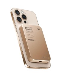 Powerbank магнитный с MagSafe Momax Q. Mag X1 Qi2 10000mAh 15W IP136Q2L2 золотой