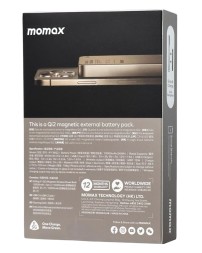 Powerbank магнитный с MagSafe Momax Q. Mag X1 Qi2 10000mAh 15W IP136Q2L2 золотой