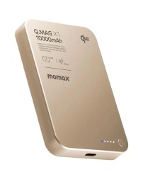 Powerbank магнитный с MagSafe Momax Q. Mag X1 Qi2 10000mAh 15W IP136Q2L2 золотой