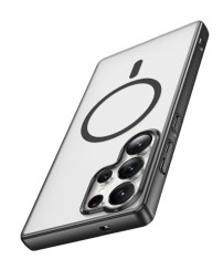 Накладка для Samsung Galaxy S25 Ultra Keephone SkinGrip MagSnap прозрачный черный