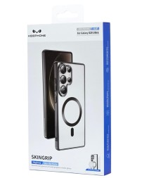 Накладка для Samsung Galaxy S25 Ultra Keephone SkinGrip MagSnap прозрачный черный