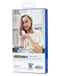 Накладка для Samsung Galaxy S25 Ultra Keephone SkinGrip MagSnap прозрачный черный