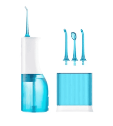 Электрический ирригатор для полости рта Soocas W3 pro (4 насадки) синий